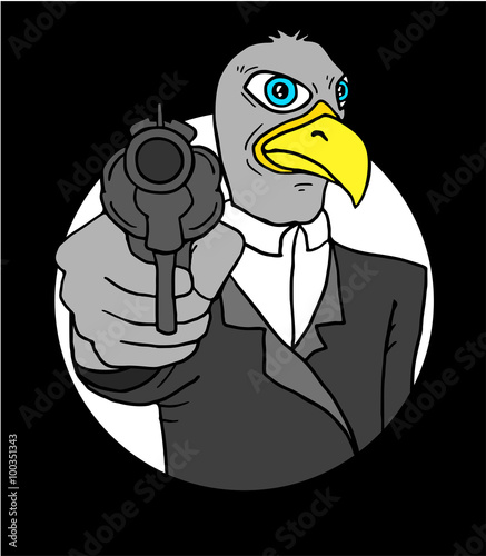 gangster bird