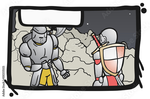 Comic scene