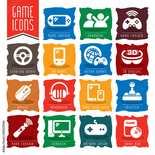 Game icon set.