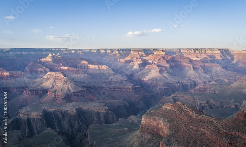 Beautiful Landscape of Grand Canyon north rim during dusk