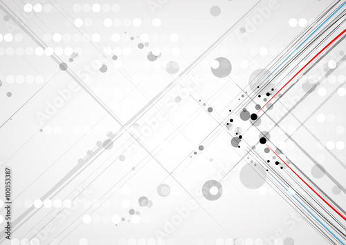 Scientific Future Technology. For Business Presentation. Flyer, Poster Vector Concept Background