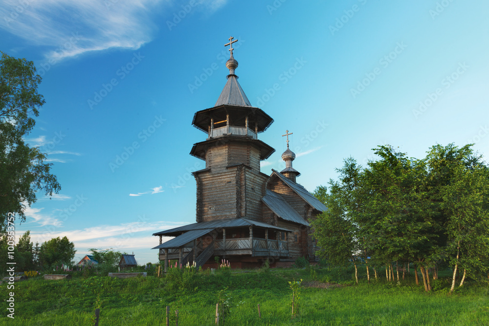 Wooden orthodox church