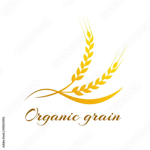 Wheat label - vector illustration 