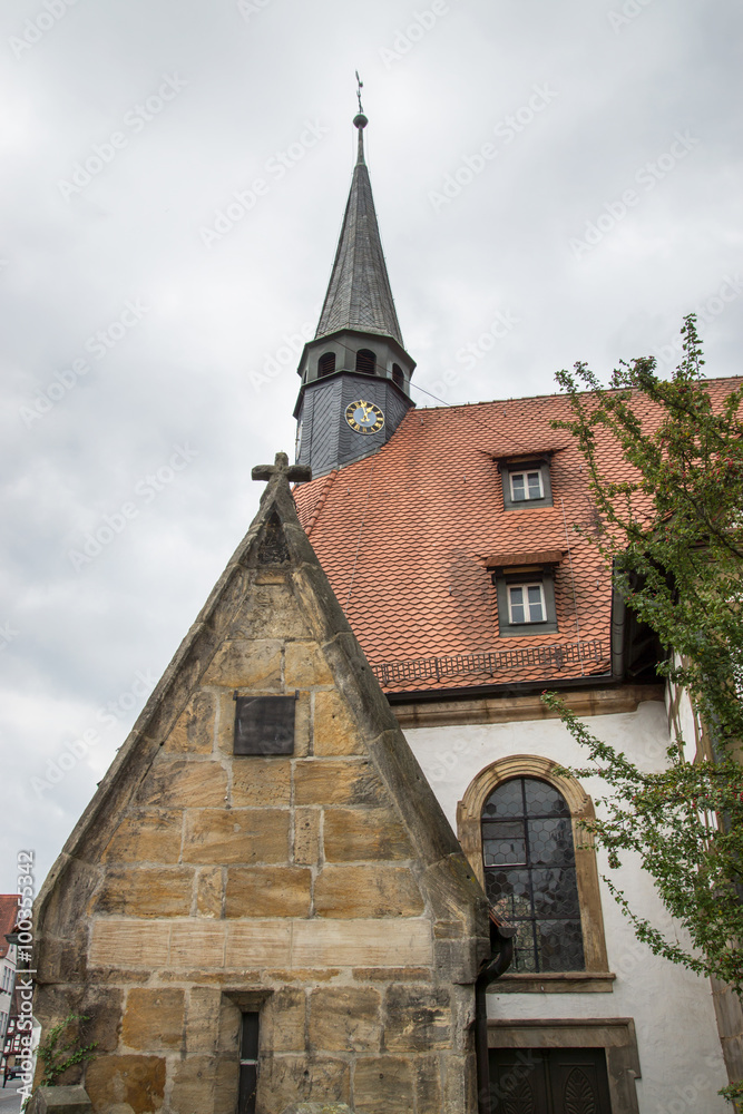 Spitalkirche in Forchheim, Franken, Deutschland