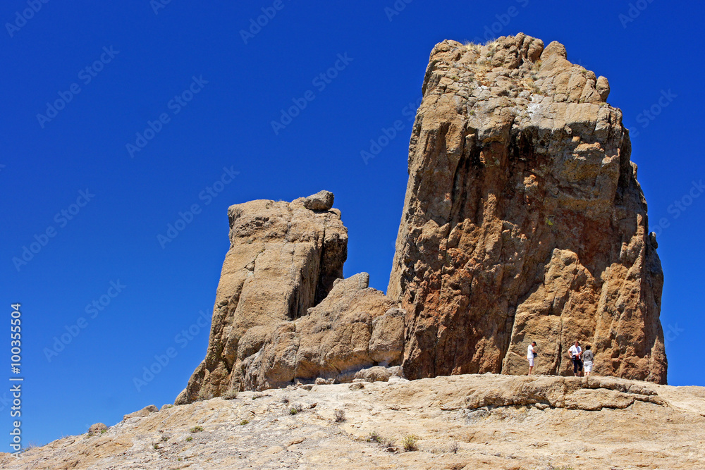 Fototapeta premium Der Roque Nublo auf Gran Canaria