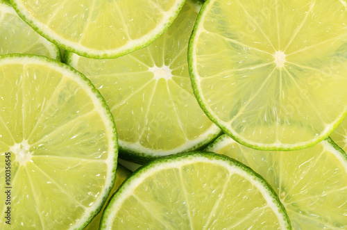 The fresh lime a background closeup