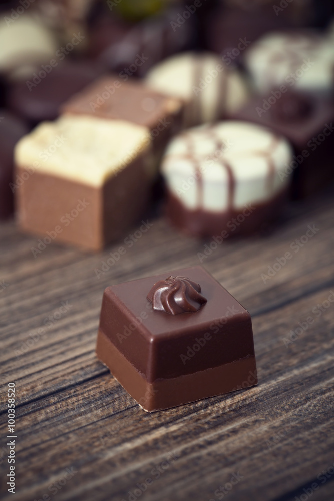 Chocolate pralines Chocolate pralines