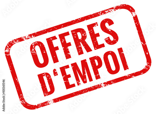 Offres d'emploi timbre rouge