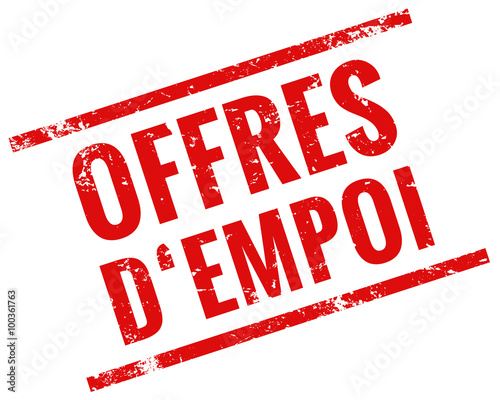 Offres d'emploi timbre rouge