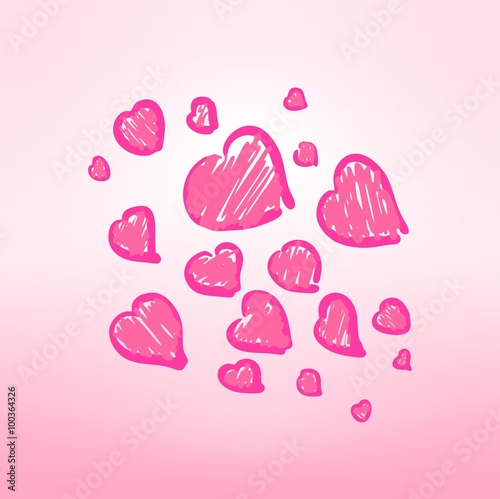 Hearts, vector element for your design
