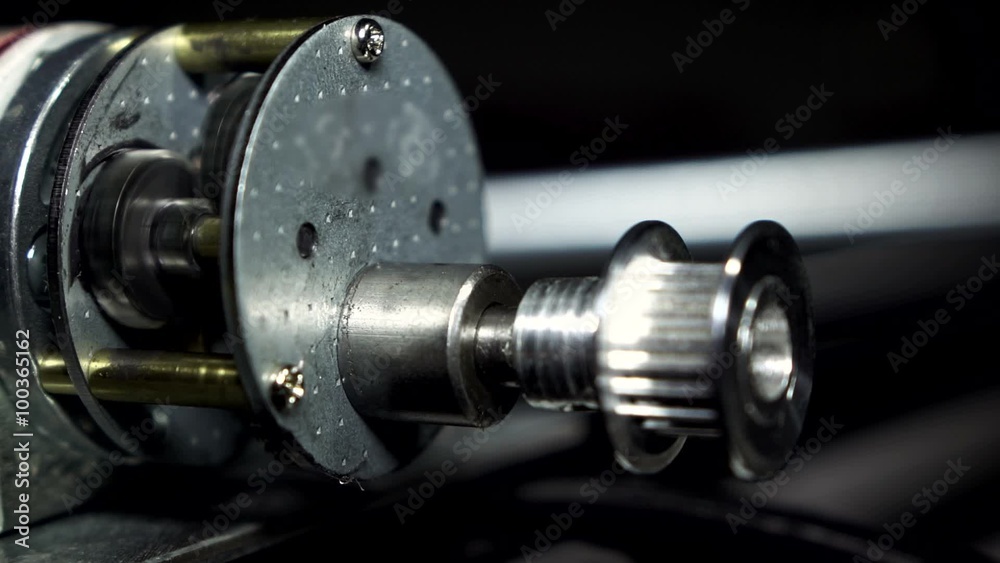 Metal Gear System Rotation.Group of Rotating Gears. Metal Gear System Rotation.Group of Rotating Gears.