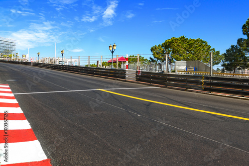 фотографія Monaco, Monte Carlo. Sainte Devote straight race asphalt, Grand