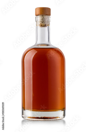 Full whiskey bottle