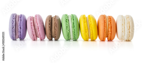 Fotografie, Obraz French macaroons .Dessert