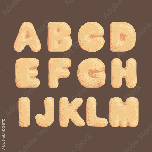 Cookies alphabet