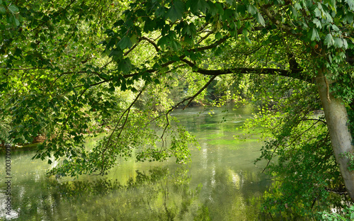 Haute Normandie, the picturesque village of Fourges in Eure photo