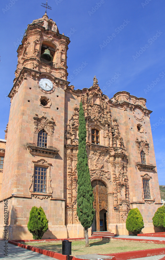 Eglise San Cayetano ( La Valenciana ) à Guanajuato Mexique Stock Photo |  Adobe Stock