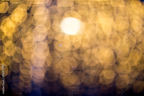 Abstract circular bokeh background of Christmaslight