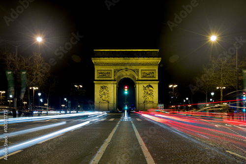 The Arc de Triomphe