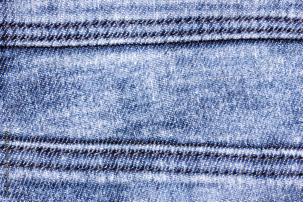Blue jeans sew closeup texture. Blue jeans sew closeup texture.