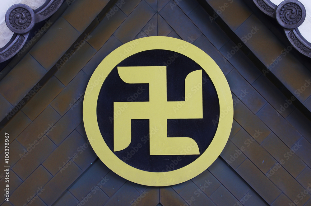 Obraz premium 神社の印・まんじ