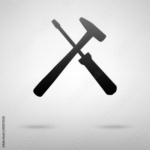 Tools black icon. 