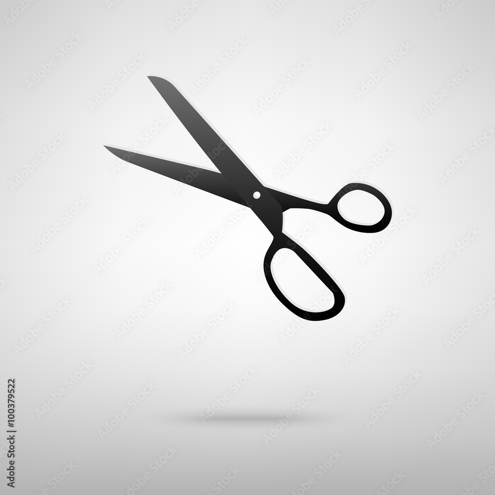 Scissors black icon Scissors black icon