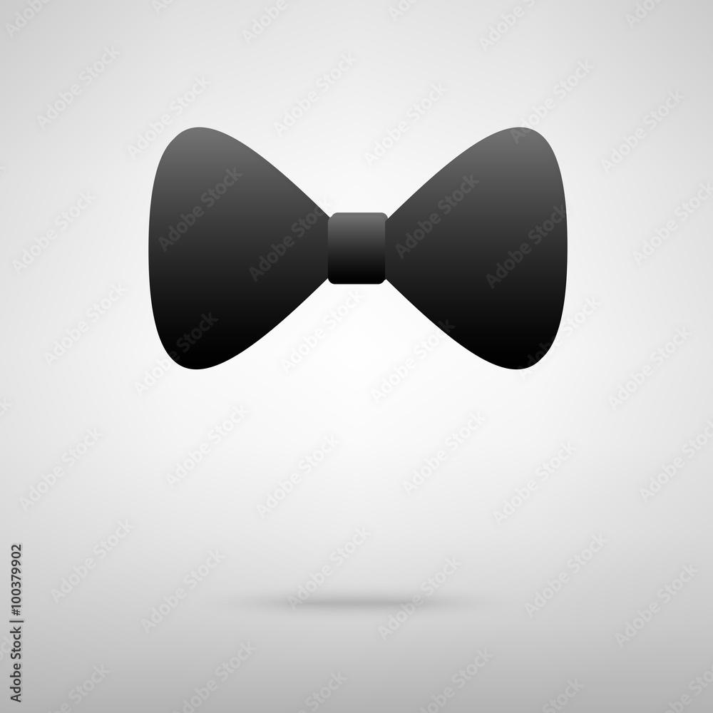 Bow tie black icon Bow tie black icon