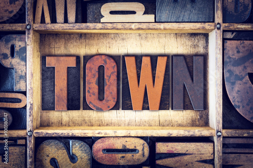 Town Concept Letterpress Type