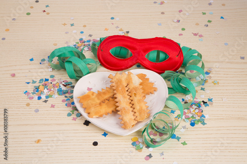 Carnevale con chiacchiere photo