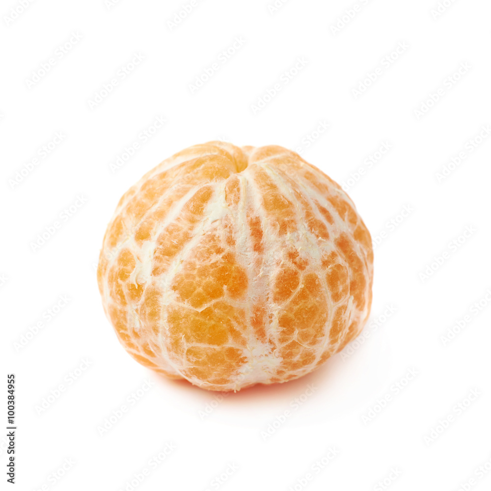Peeled tangerine isolated Peeled tangerine isolated