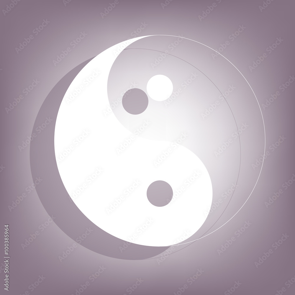 Ying yang symbol of harmony Ying yang symbol of harmony