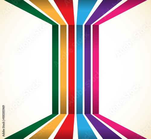 Abstract colorful stripes, lines element. Vector illustration.