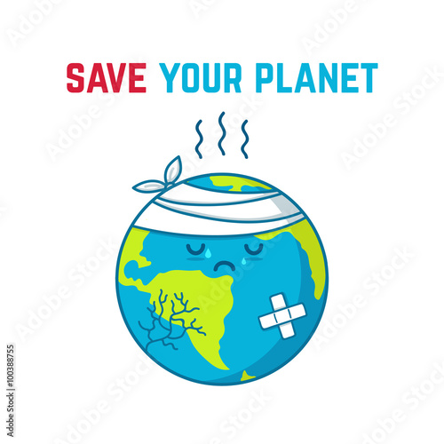 Illustration  «Save our planet»