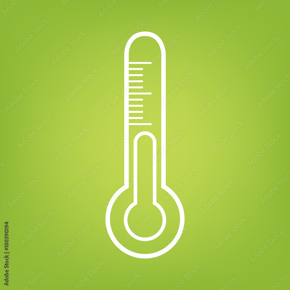 Thermometer line icon Thermometer line icon