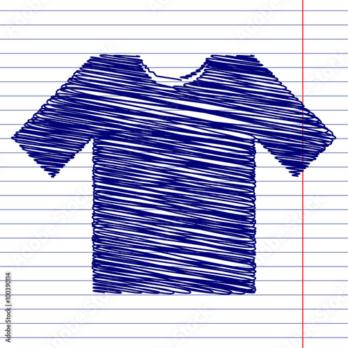 T-shirt sign illustration