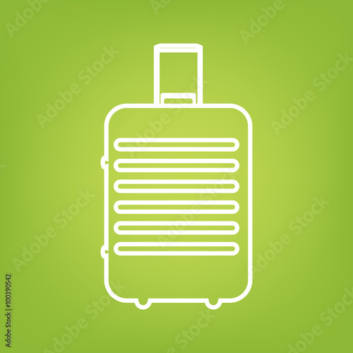 Baggage line icon