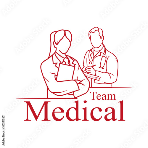 Medical team icon