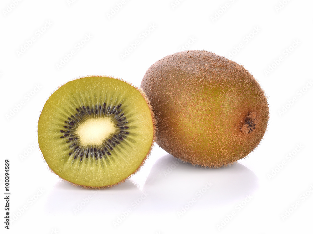 Obraz premium Kiwi fruit isolated on white background