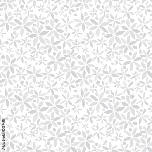 seamless pattern flower 有機的な花のパターン