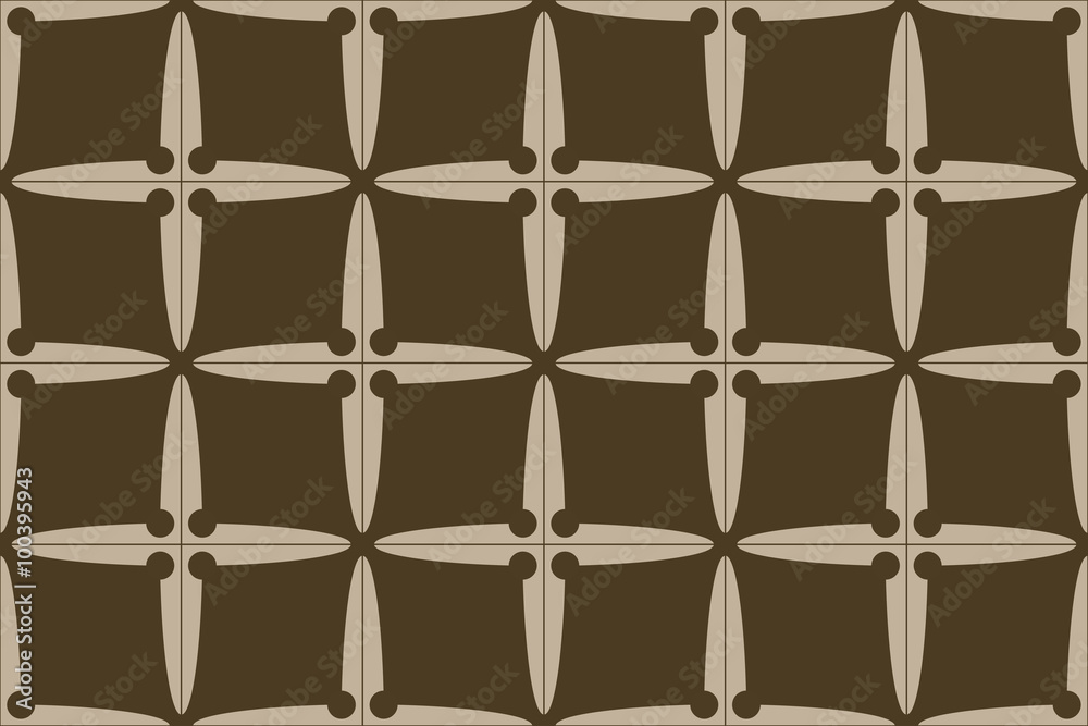 Fototapeta premium seamless geometric four sides shuriken pattern