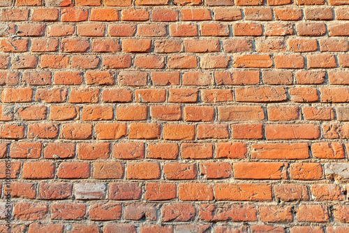 Ancient brick wall background 