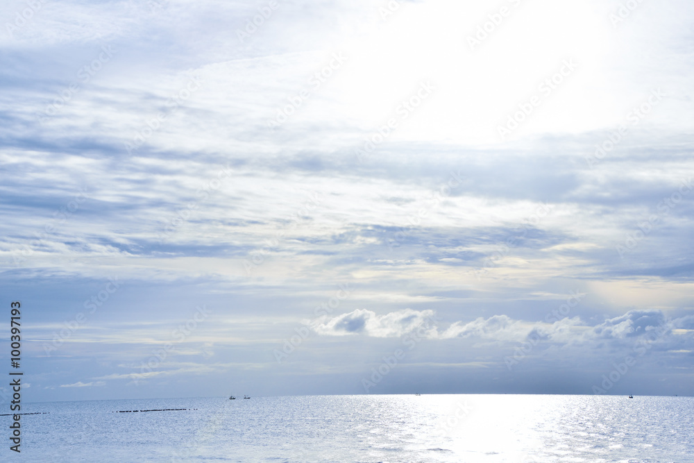 Obraz premium Sea,sky and cloud