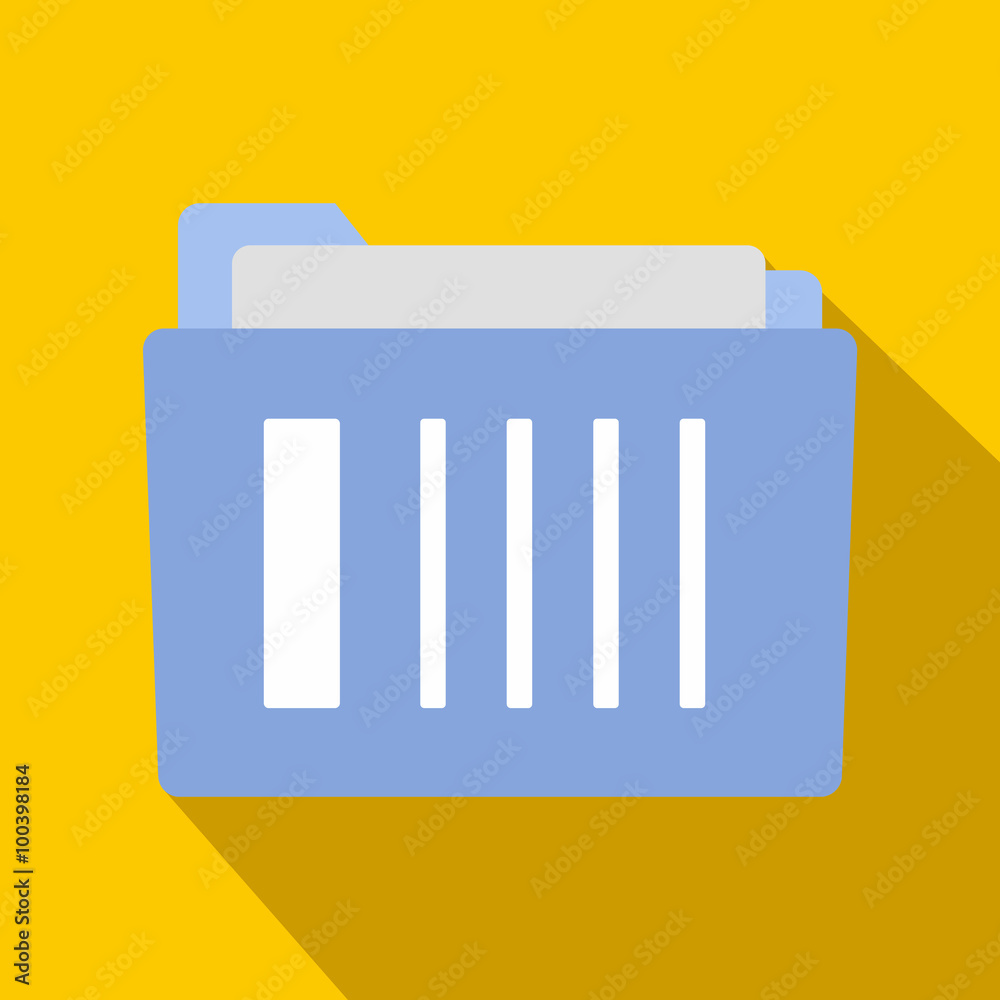 File folder flat icon File folder flat icon