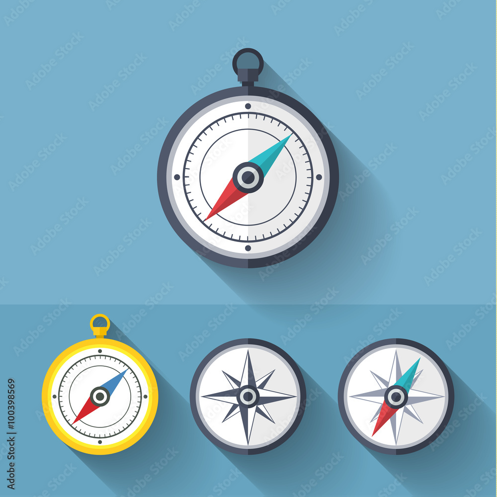 Naklejka premium Wind rose