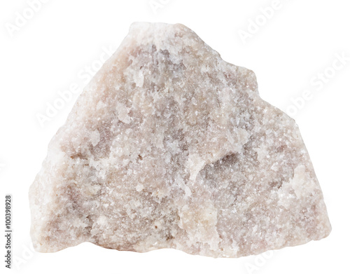 Dolomite (dolostone) mineral stone isolated