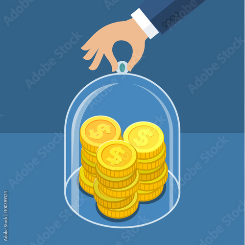 Concept for saving money