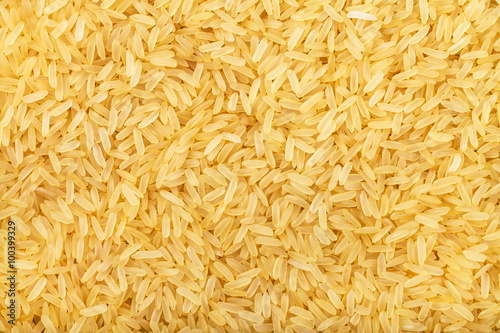 yellow parboiled long-grain Indica rice photo