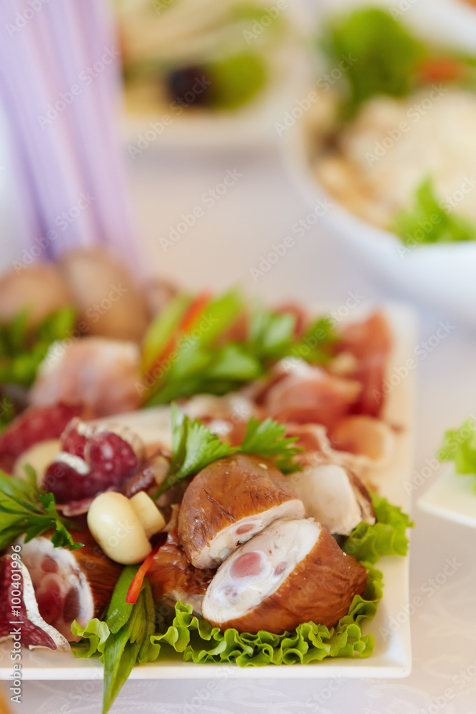 Traditional french meals and snacks. Traditional french meals and snacks.