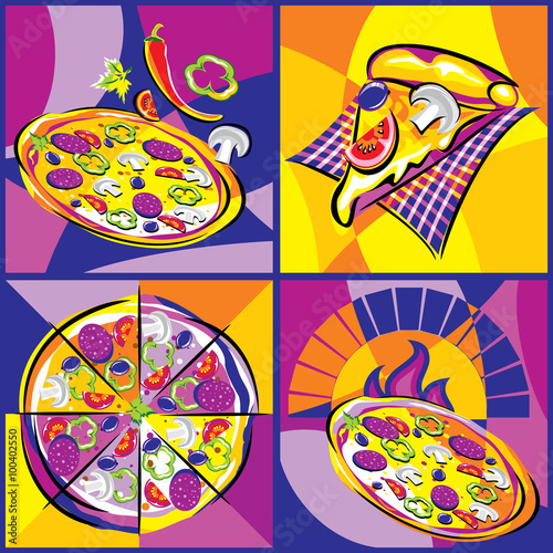 pizza bright set